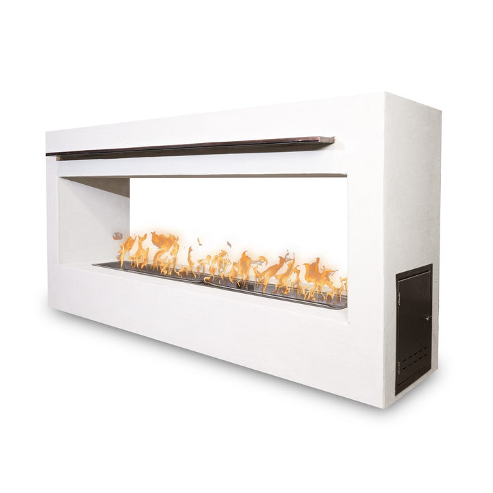 The Outdoor Plus Williams Outdoor Fireplace with Scupper - RTF (Ready to Finish).