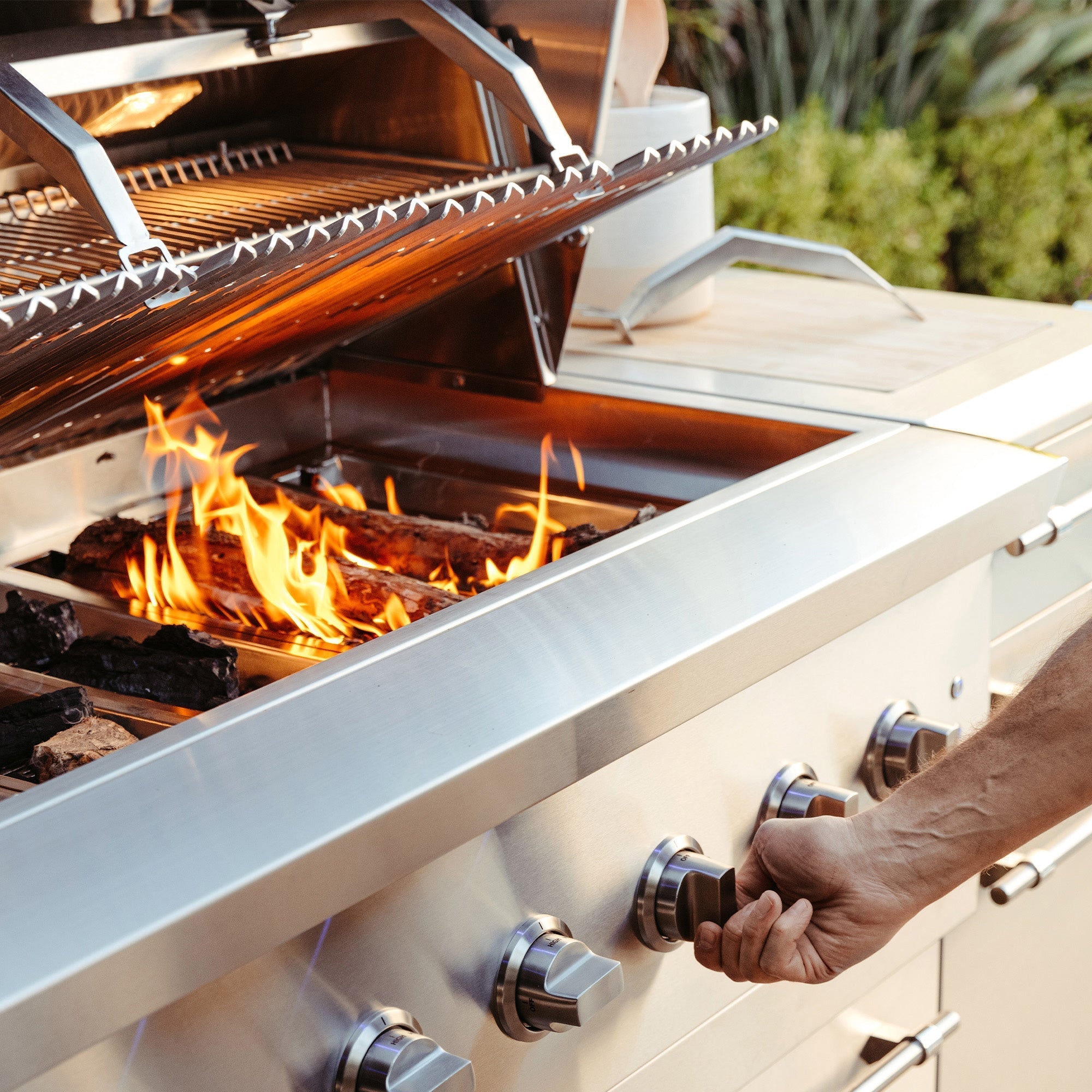 American Made Grills Freestanding Encore - 36" Hybrid Grill.