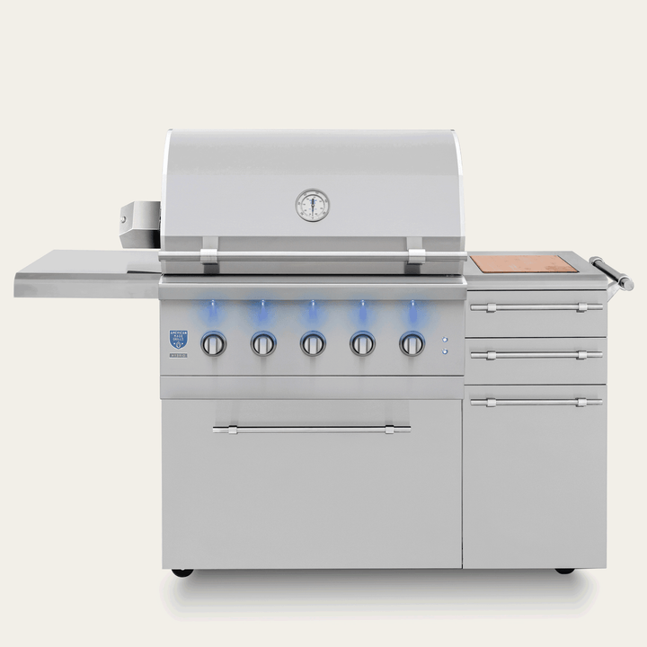 American Made Grills Freestanding Encore - 36" Hybrid Grill.