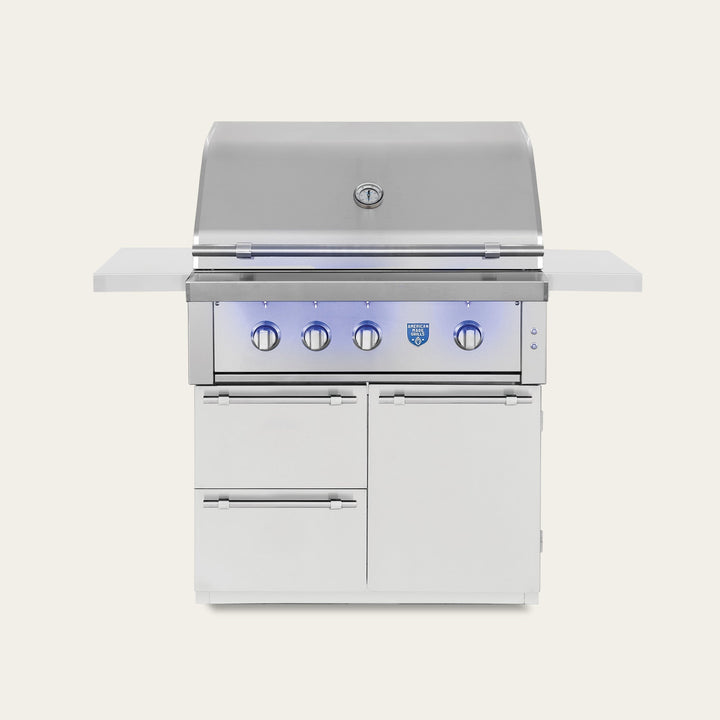 American Made Grills Freestanding Estate - 36" Gas Grill.
