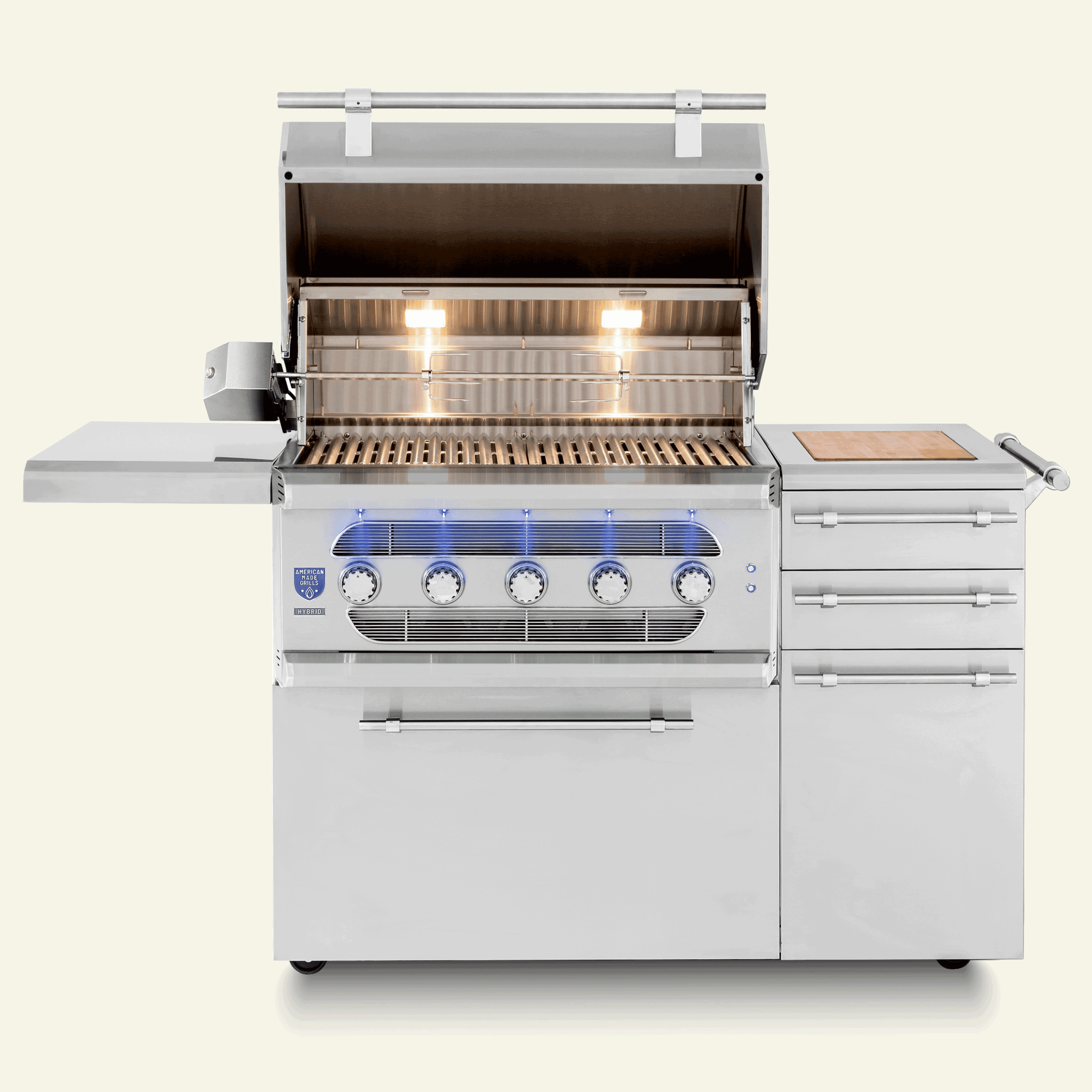 American Made Grills Freestanding Muscle - 36" Hybrid Grill.