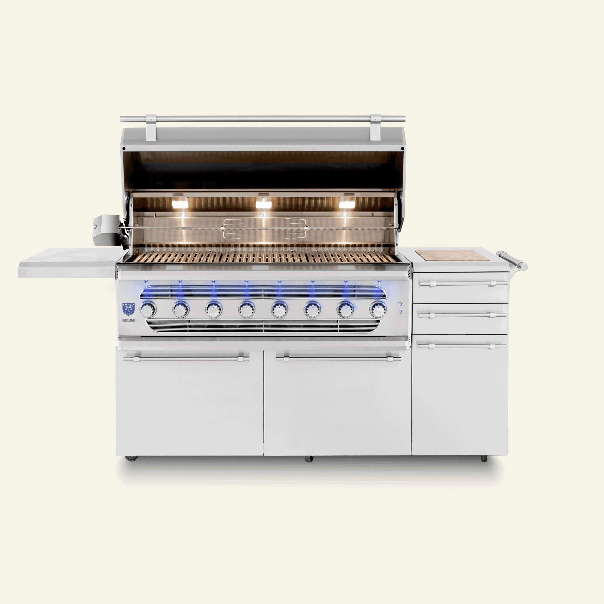 American Made Grills Freestanding Muscle - 54" Hybrid Grill.