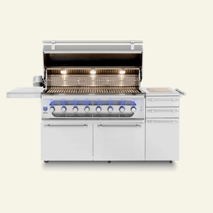 American Made Grills Freestanding Muscle - 54" Hybrid Grill.