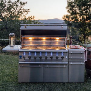 American Made Grills Freestanding Muscle - 54" Hybrid Grill.