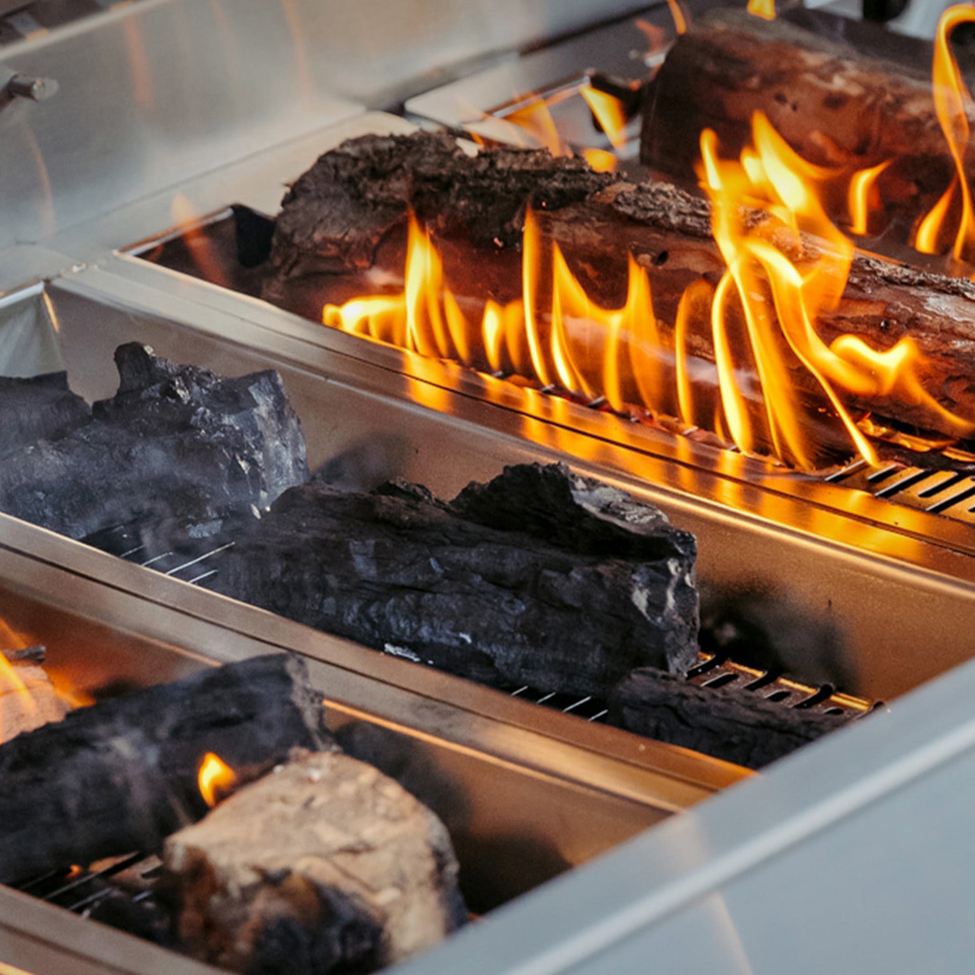 American Made Grills Freestanding Muscle - 54" Hybrid Grill.