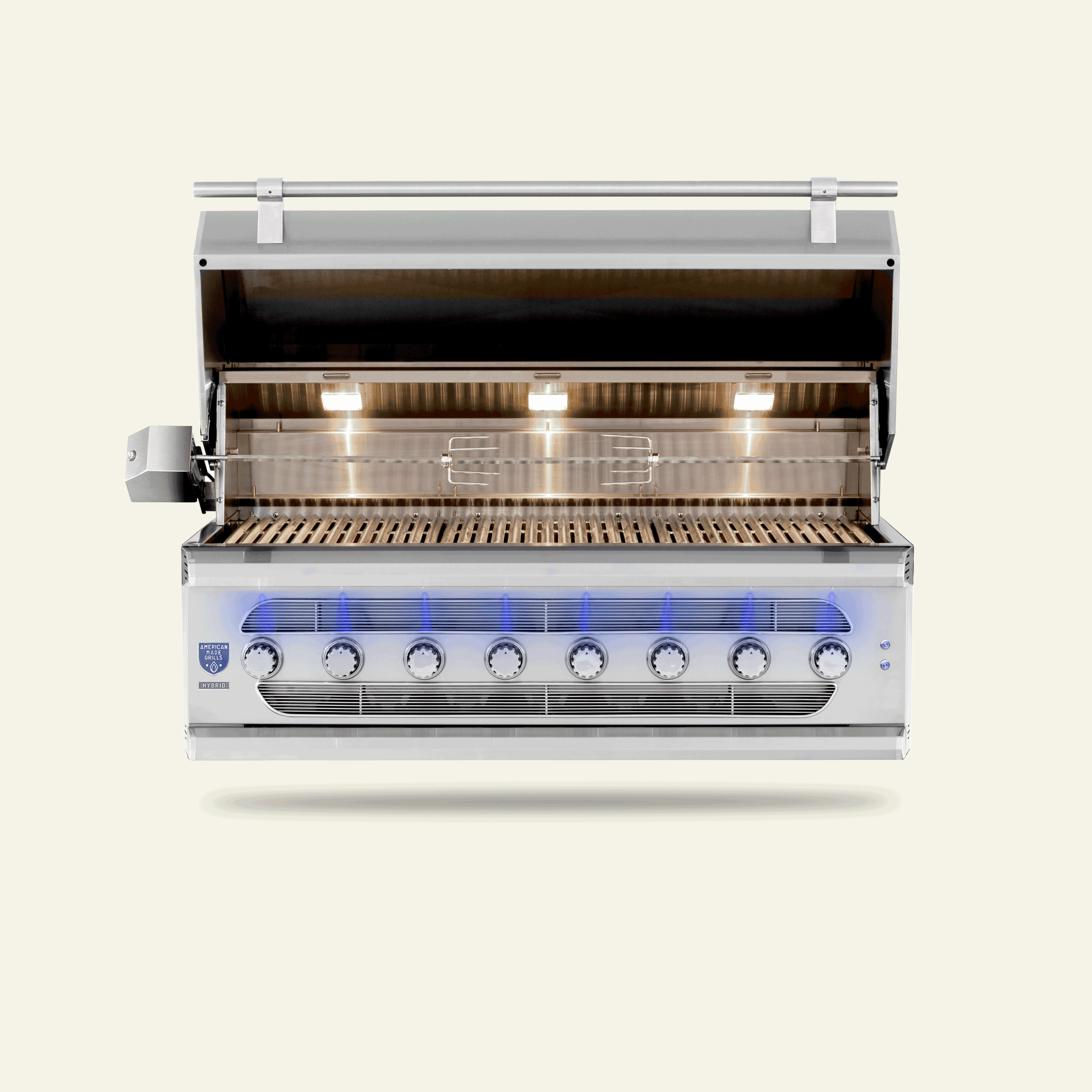American Made Grills Muscle - 54" Built-In Hybrid Grill.