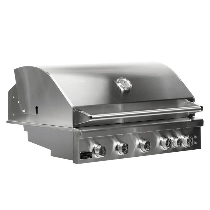 Broilmaster B Series 40-Inch 5-Burner Built-in Gas Grill.