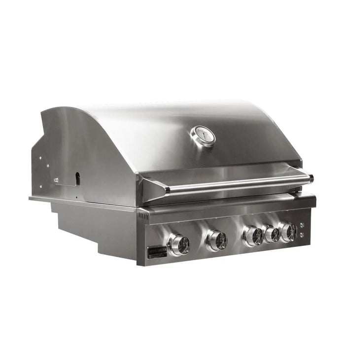Broilmaster B Series Marine Grade 32-Inch 4-Burner Built-in Gas Grill.