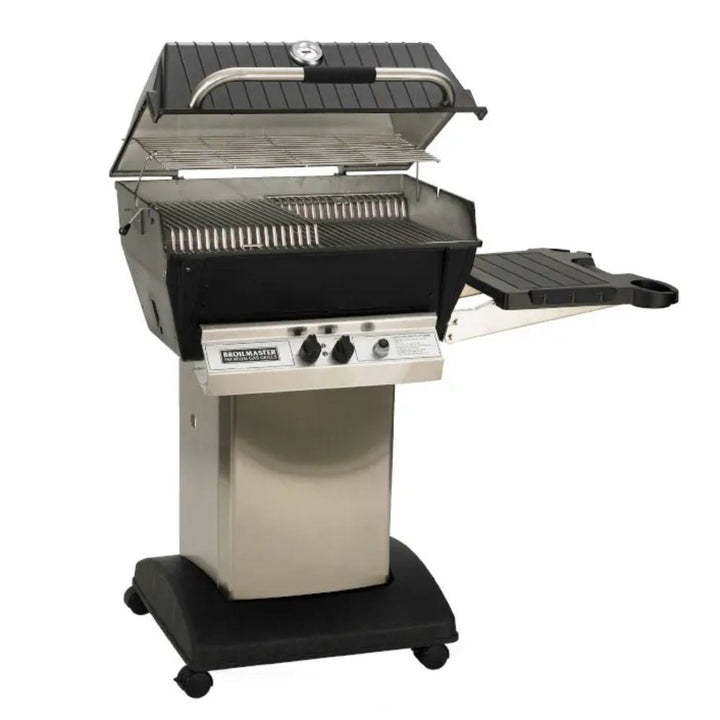 Broilmaster P3X Grill Combo with Stainless Steel Cart Base & Side Shelf - P3PK5.