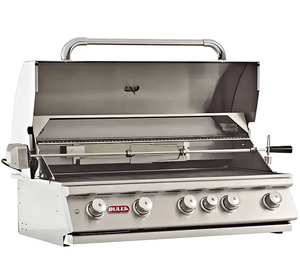Bull 8-Piece Brahma 38-Inch 5-Burner Gas Grill Outdoor Kitchen Package.