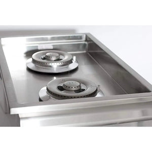 Bull 11" Built-In Double Side Burner.