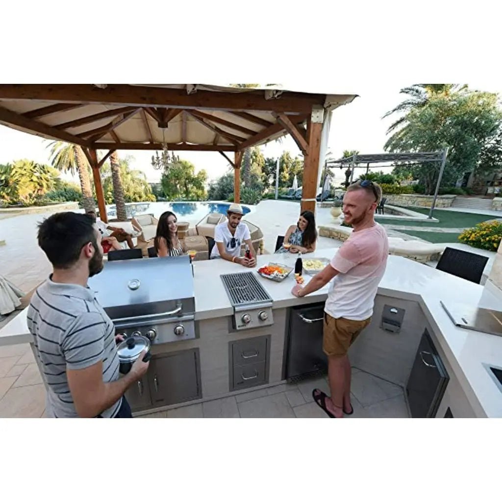 Bull 11" Built-In Double Side Burner.