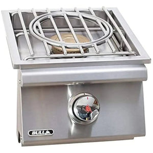 Bull 12" Built-In Pro Single Side Burner With Cover.