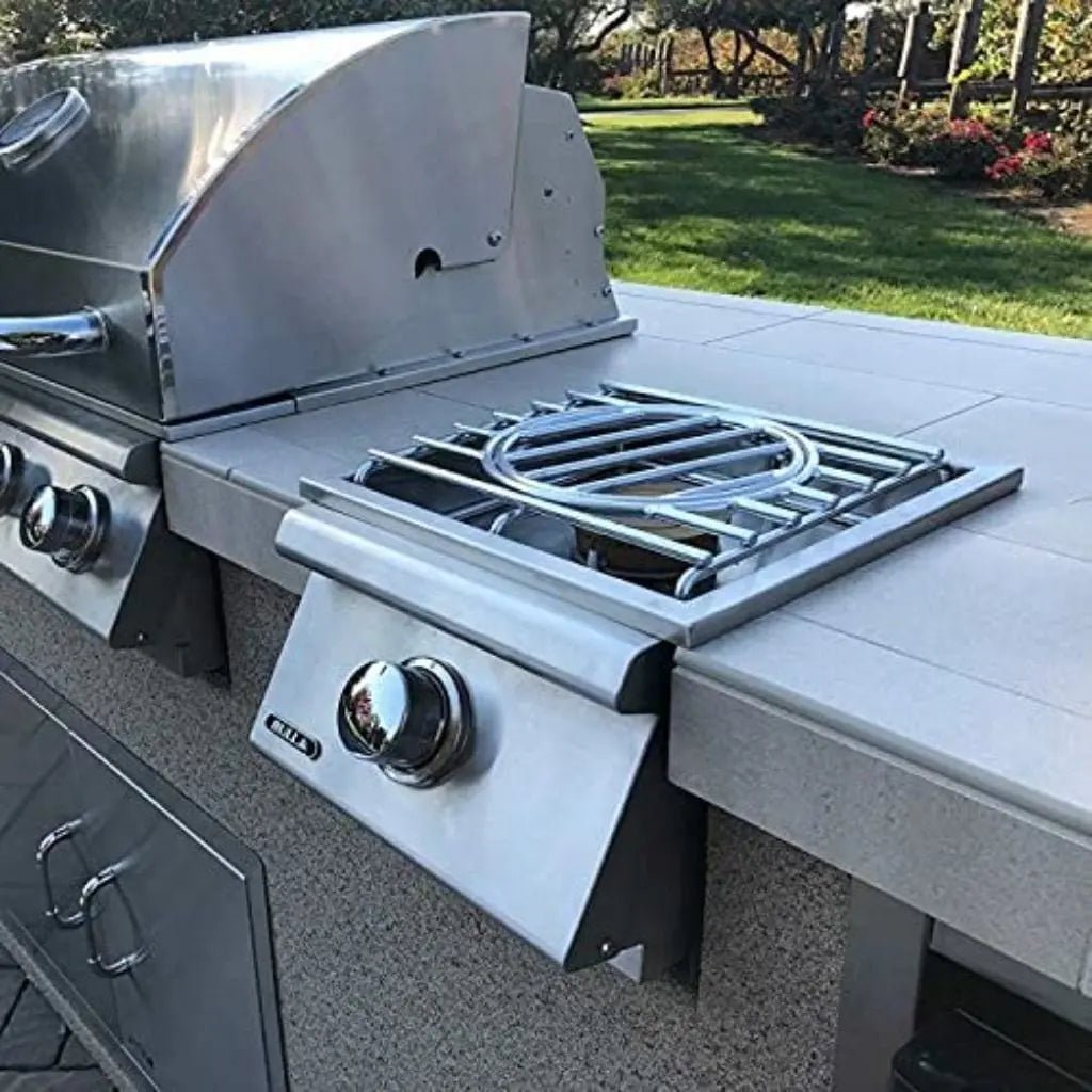 Bull 12" Built-In Pro Single Side Burner With Cover.