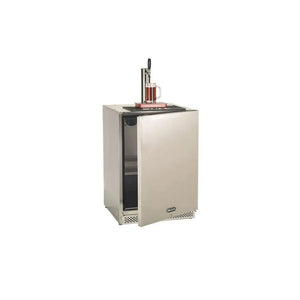 Bull 24" 6.6 Cu. Ft. Outdoor Rated Kegerator with Single Tap.