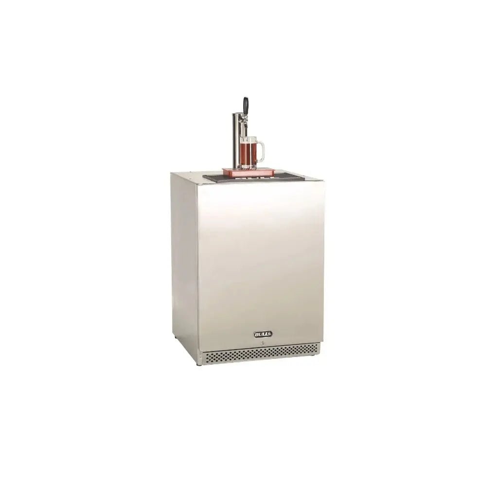 Bull 24" 6.6 Cu. Ft. Outdoor Rated Kegerator with Single Tap.