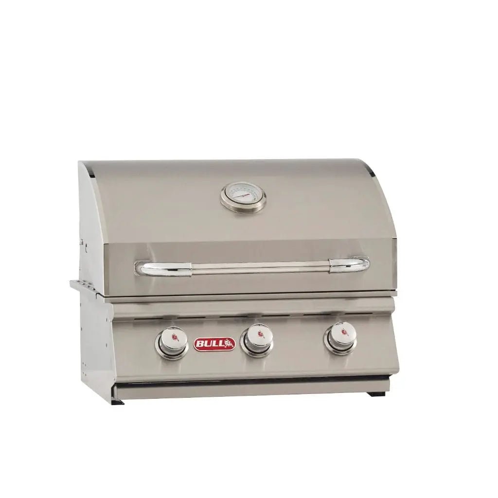 Bull 25" 3-Burner Steer Premium Built-In Gas Grill.