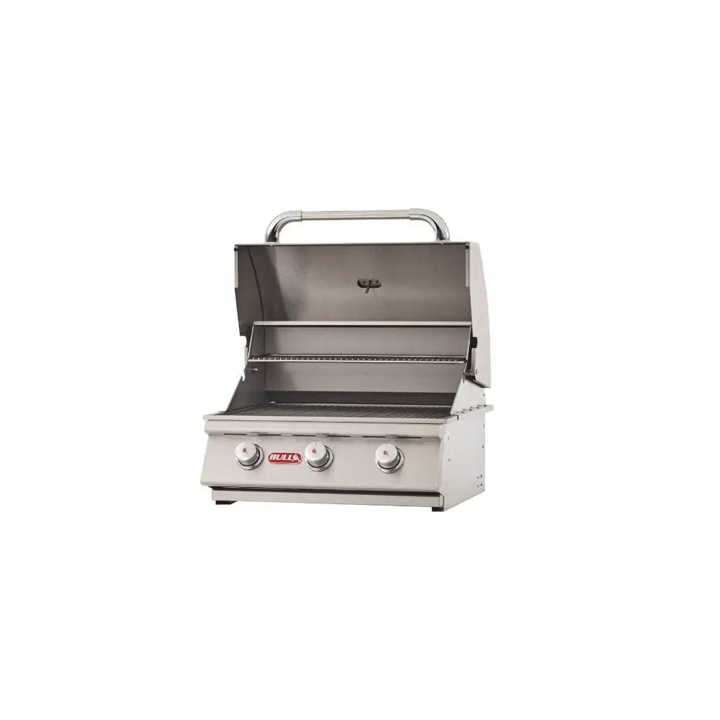 Bull 25" 3-Burner Steer Premium Built-In Gas Grill.