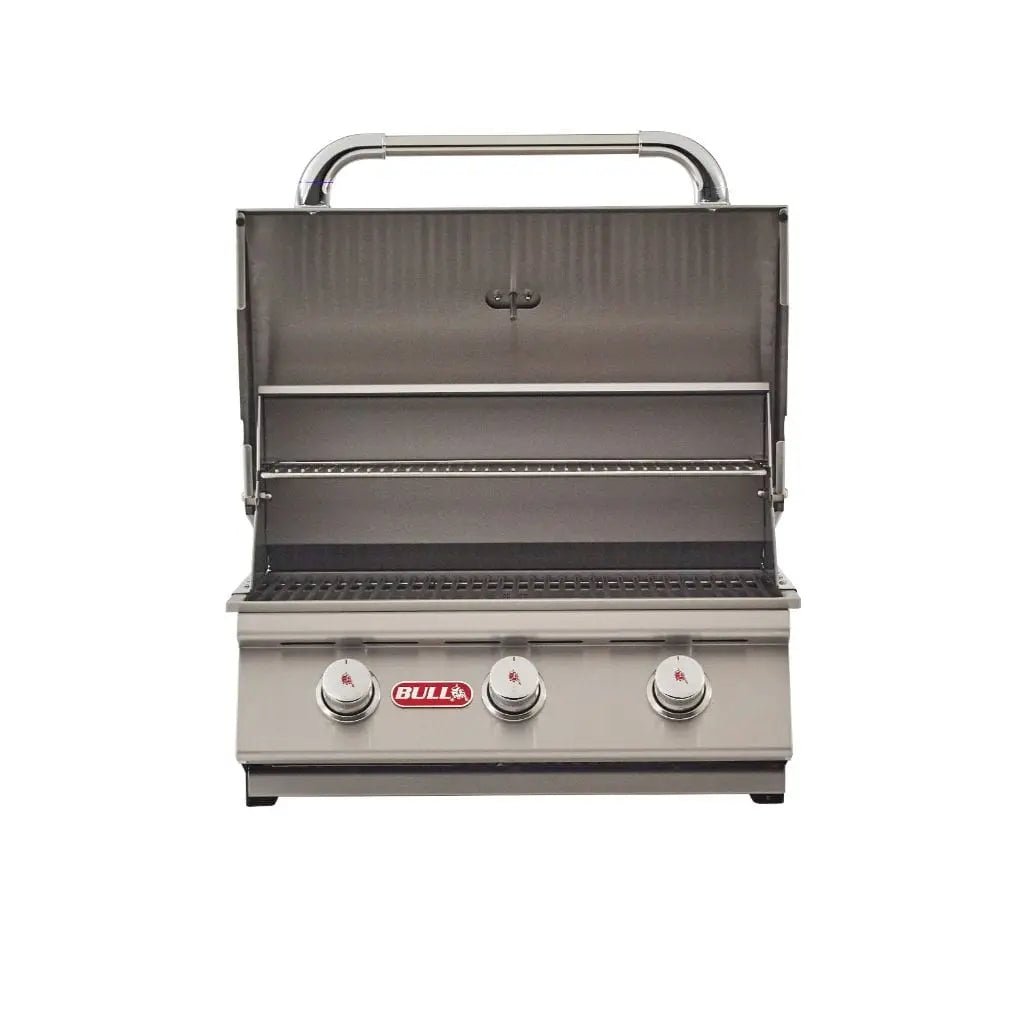 Bull 25" 3-Burner Steer Premium Built-In Gas Grill.
