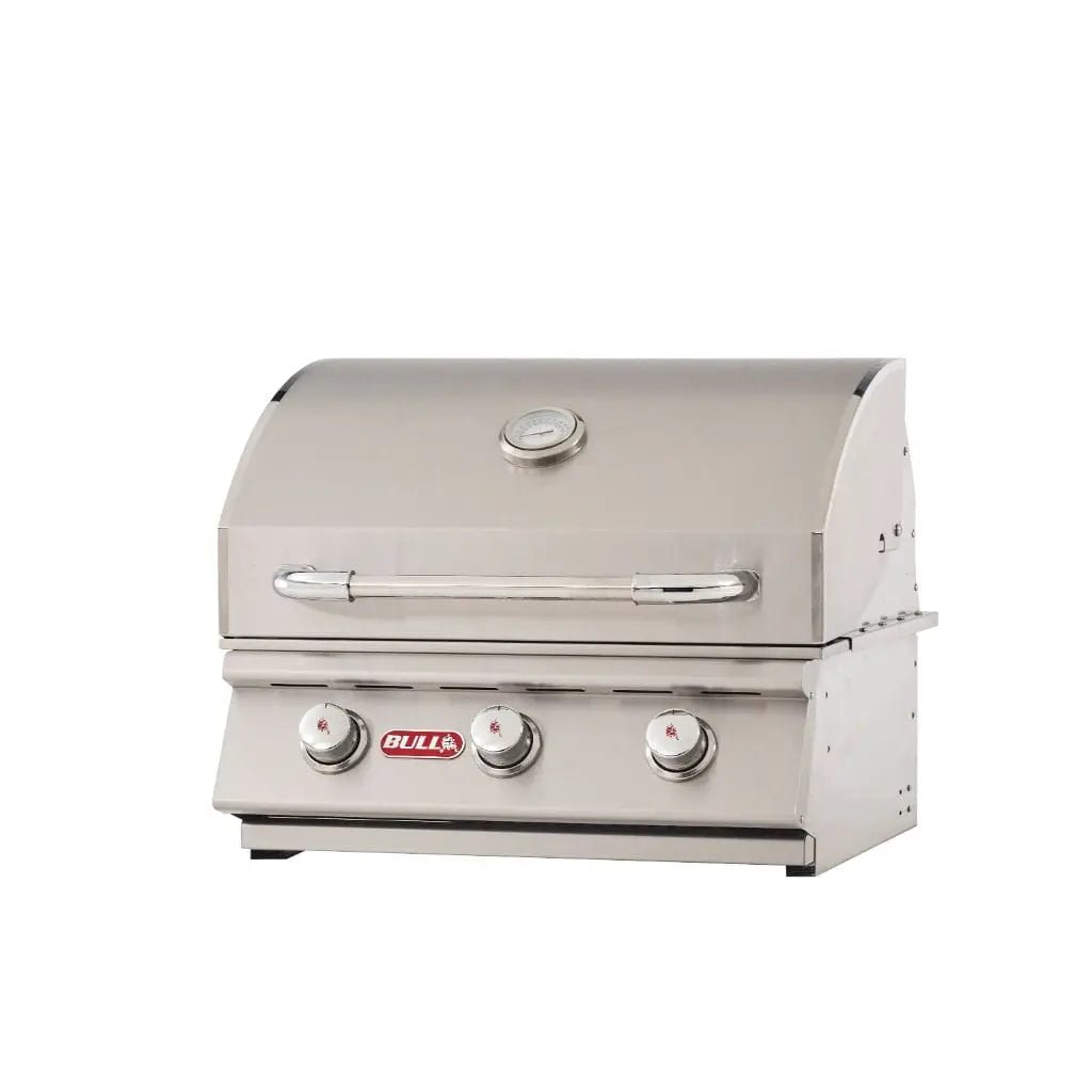 Bull 25" 3-Burner Steer Premium Built-In Gas Grill.