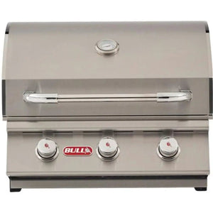 Bull 25" 3-Burner Steer Premium Built-In Gas Grill.