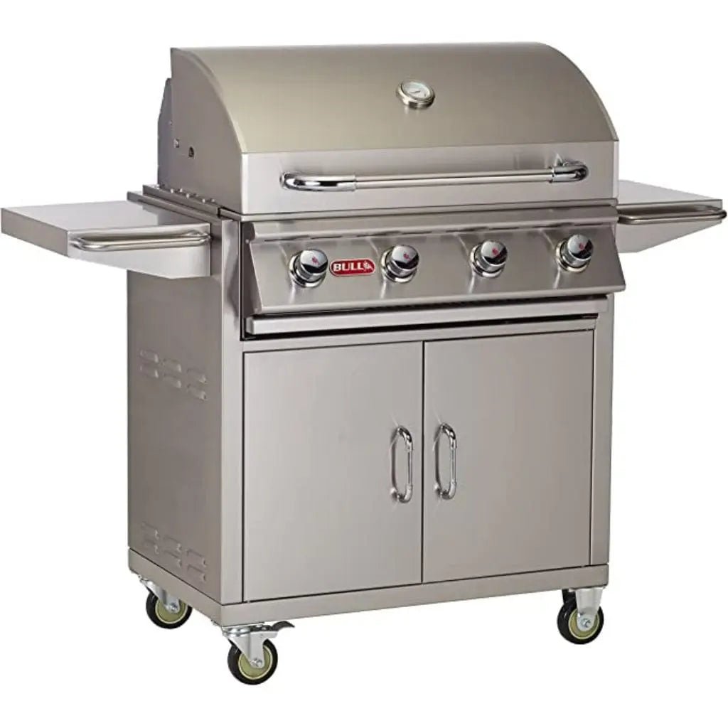 Bull 30" 4-Burner Outlaw Freestanding Gas Grill.