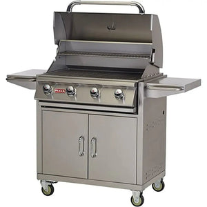 Bull 30" 4-Burner Outlaw Freestanding Gas Grill.