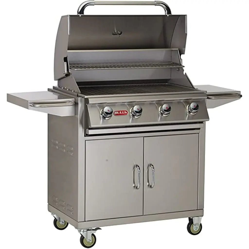 Bull 30" 4-Burner Outlaw Freestanding Gas Grill.
