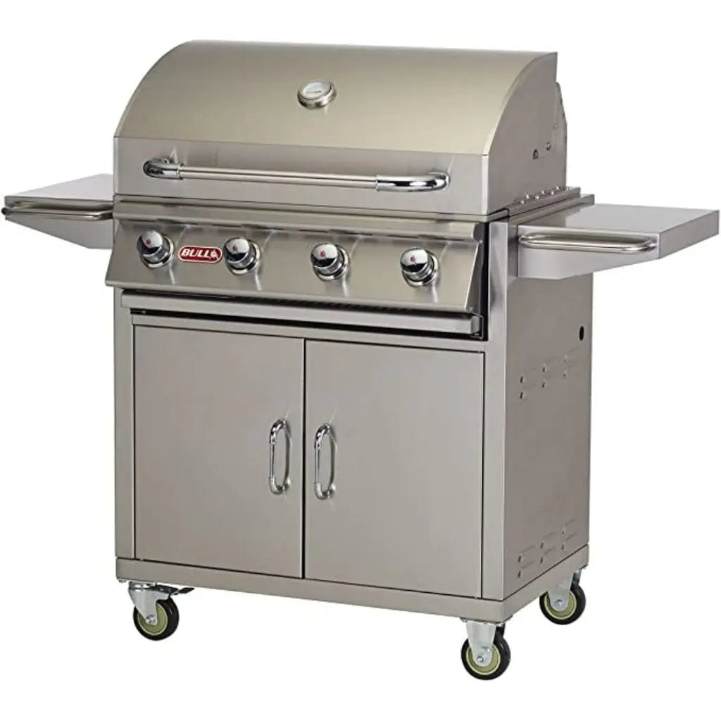 Bull 30" 4-Burner Outlaw Freestanding Gas Grill.