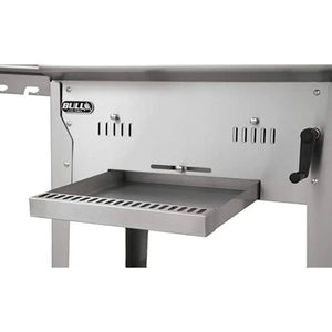 Bull 30" Stainless Steel Bison Freestanding Charcoal Grill.