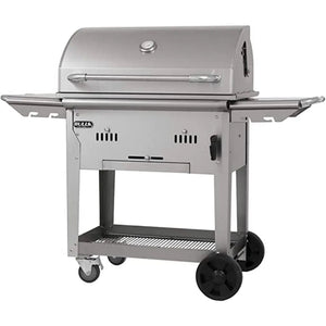 Bull 30" Stainless Steel Bison Freestanding Charcoal Grill.