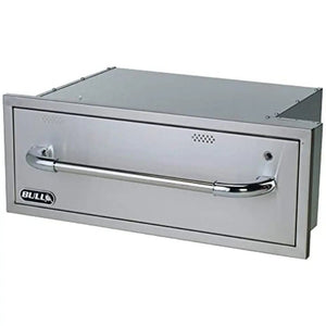 Bull 30" Stainless Steel Warming Access Drawer.