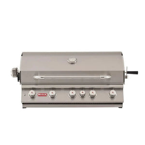 Bull 38" 5-Burner Brahma Built-In Gas Grill with Infrared Backburner & Rotisserie.