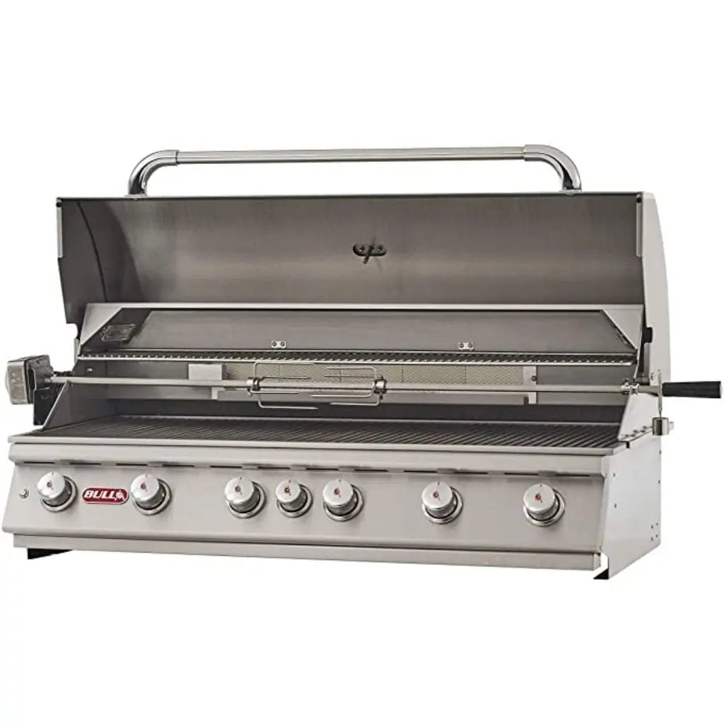Bull 46" Diablo 6-Burner Built-In Gas Grill with Infrared Backburner & Rotisserie.