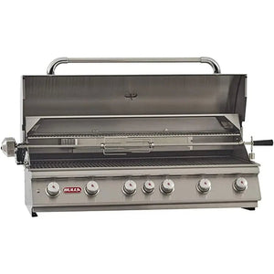 Bull 46" Diablo 6-Burner Built-In Gas Grill with Infrared Backburner & Rotisserie.