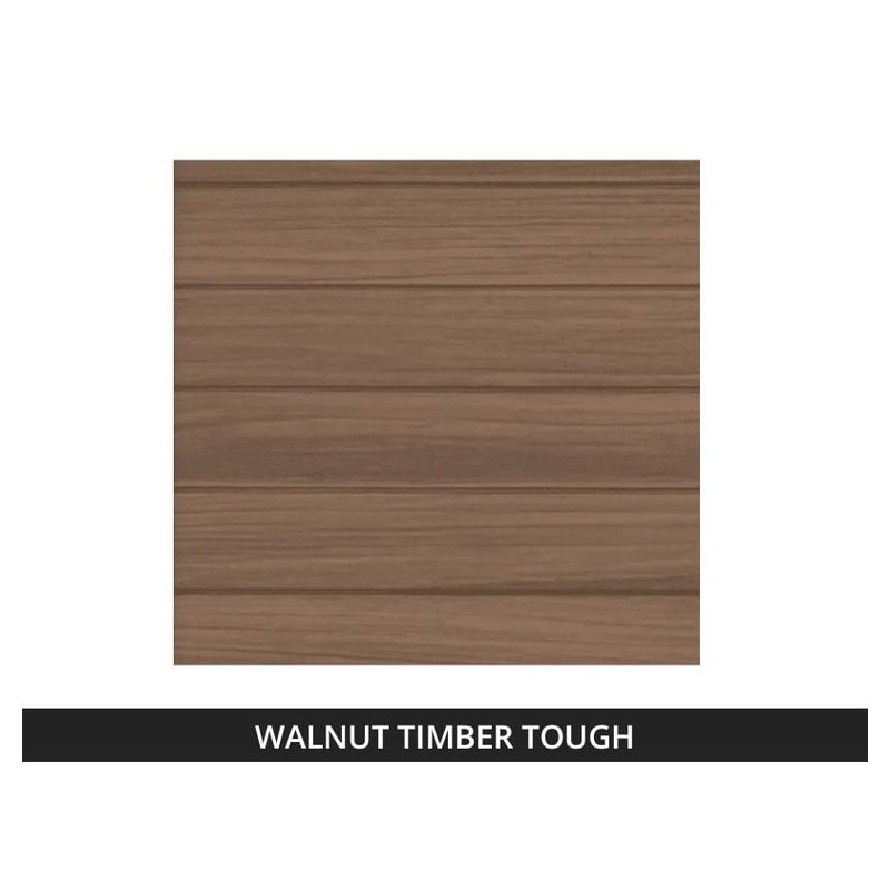 Bull 88-Inch ODK Outdoor Grill Island | Walnut Base & Grey Granite Countertop.