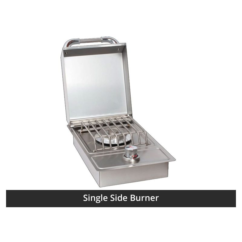 Bull 88-Inch ODK Outdoor Grill Island | Charcoal Base & White Granite Countertop.