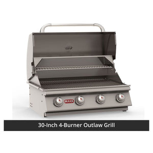 Bull 88-Inch ODK Outdoor Grill Island | Charcoal Base & Grey Granite Countertop.