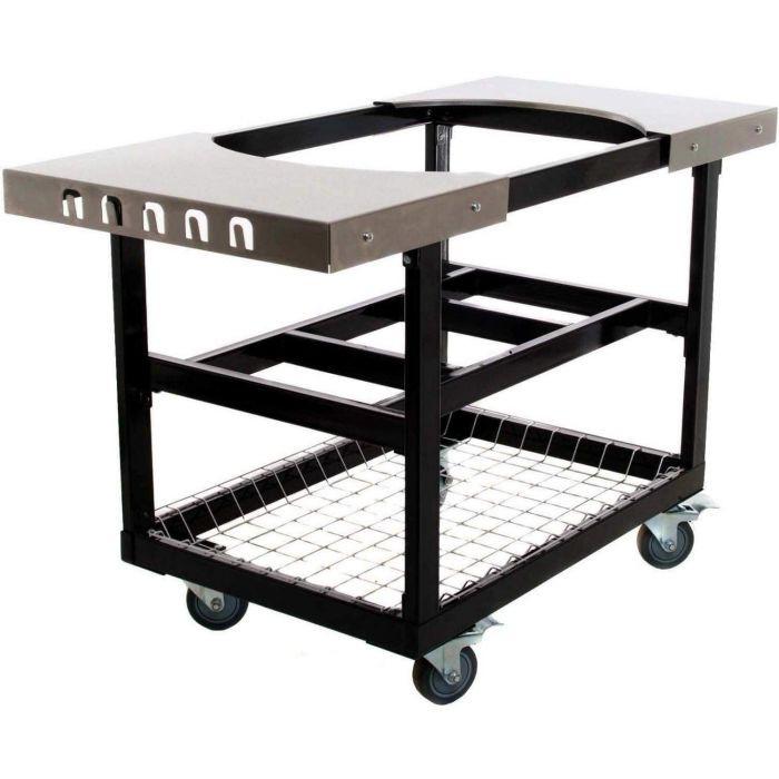 Primo Cart with Stainless Steel Side Shelves for Oval LG 300 & Oval XL 400.