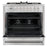 Cosmo Commercial-Style 36 in. 3.8 cu. ft. Single Oven Dual Fuel Range with 8 Function Convection Oven in Stainless Steel - COS-F965