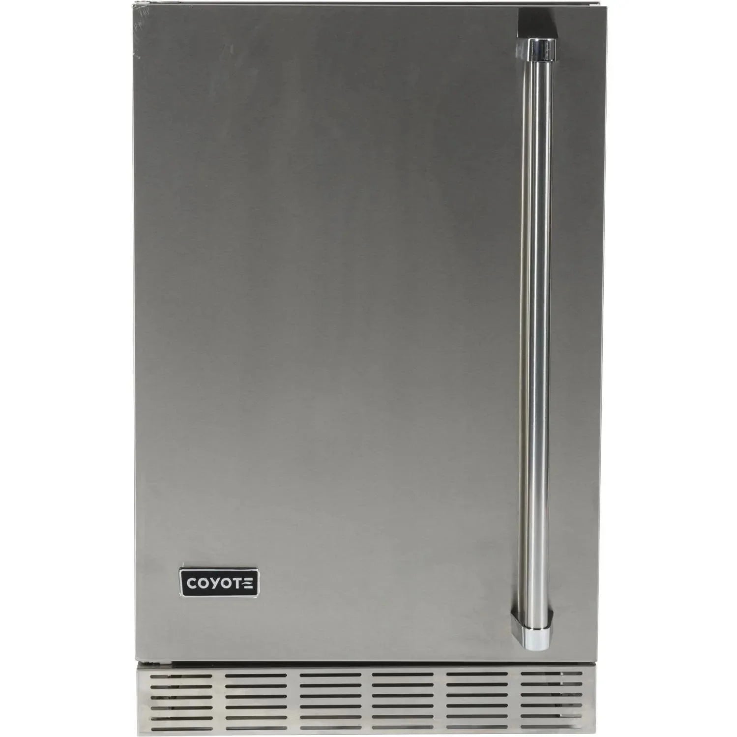 Coyote 21-Inch 4.1 Cu. Ft. Hinge Outdoor Rated Compact Refrigerator.