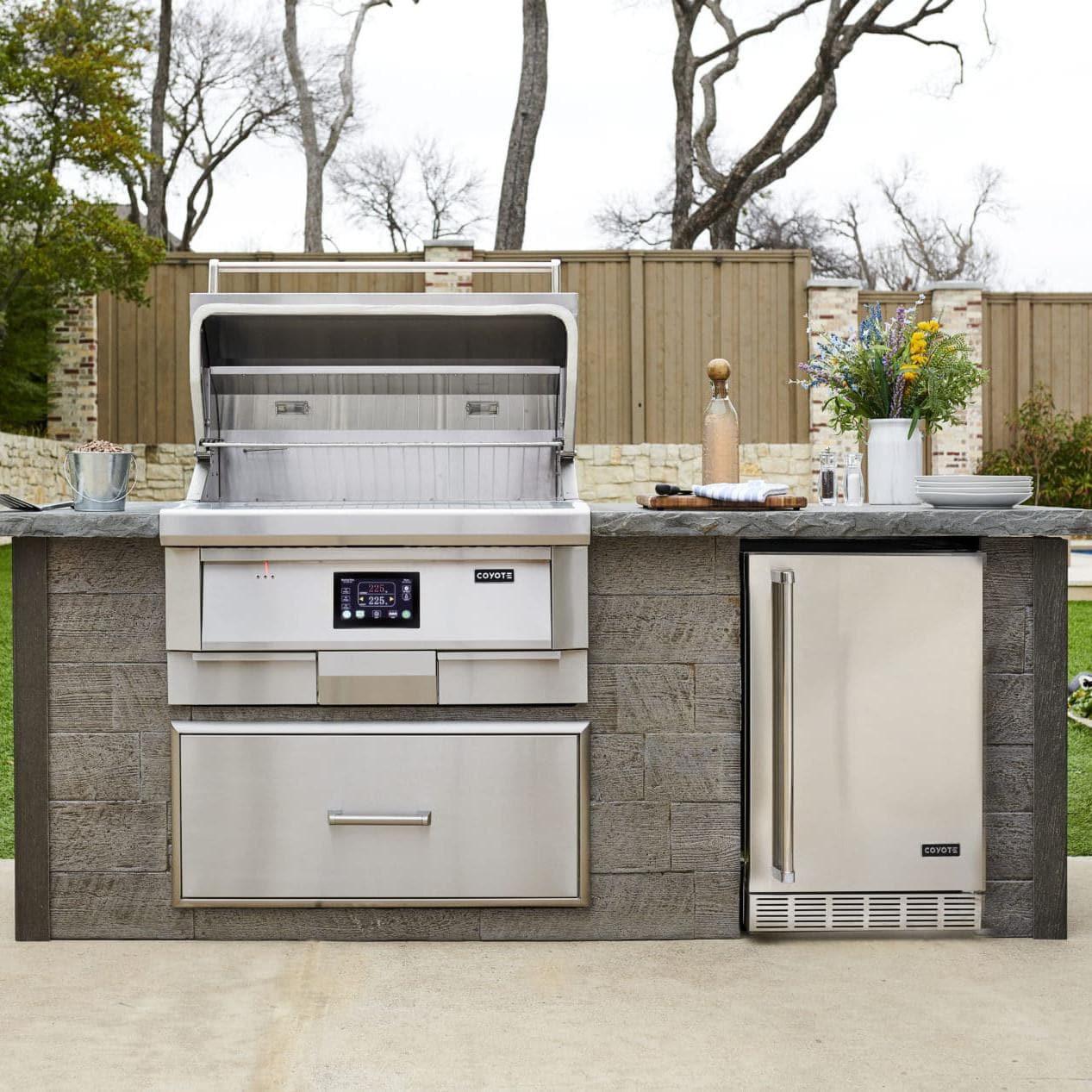 Coyote 36 inch Built in Pellet Grill - C1P36.