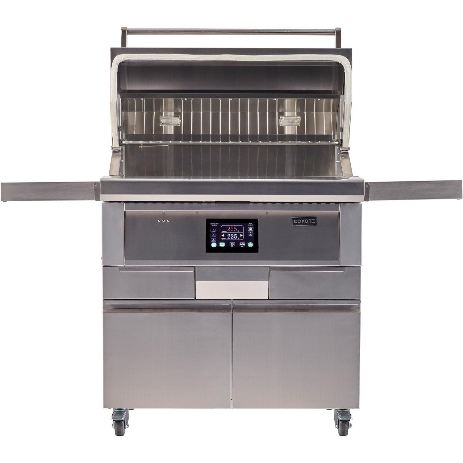 Coyote 36 inch Freestanding Pellet Grill with Cart - C1P36-FS.