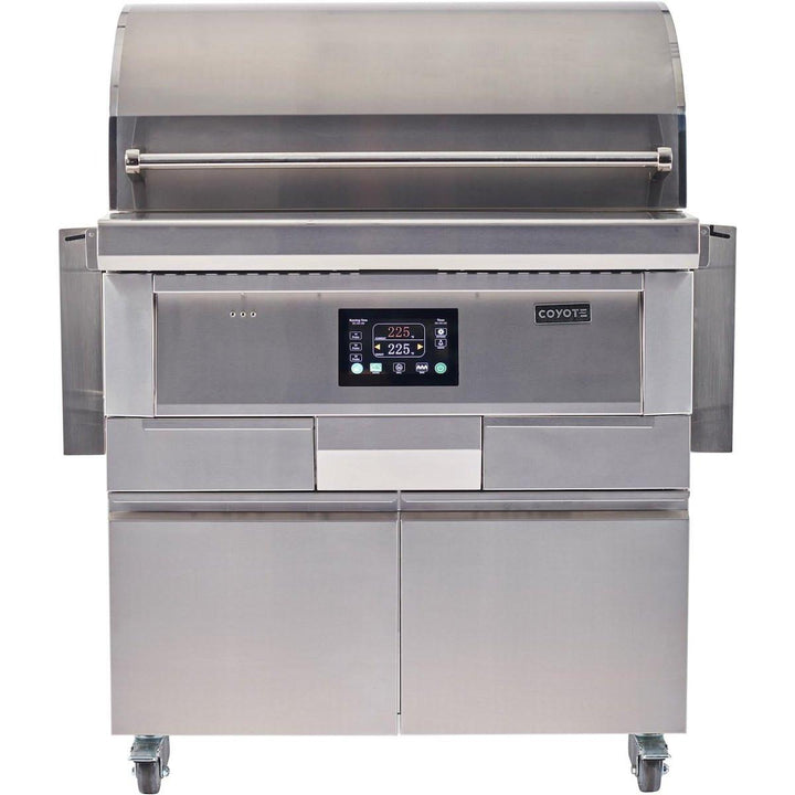 Coyote 36 inch Freestanding Pellet Grill with Cart - C1P36-FS.