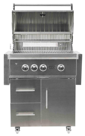 Coyote S-Series 30 Inch Built-In Gas Grill - C2SL30 LP/NG.