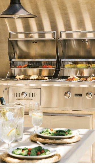 Coyote 50 Inch Hybrid Built-In Grill - C1HY50 LP/NG.