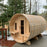 Dundalk Canadian Timber Tranquility Barrel Sauna CTC2345W