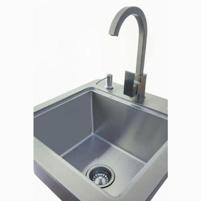 Coyote 21" Sink & Faucet, Drain, Soap Dispenser - C1SINKF21.