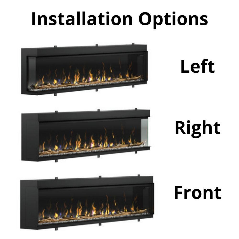 Dimplex Ignite XL Bold 3-Sided Built-In Electric Fireplace.