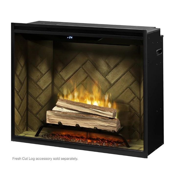 Dimplex Revillusion 36-Inch Portrait Built-in Electric Firebox.